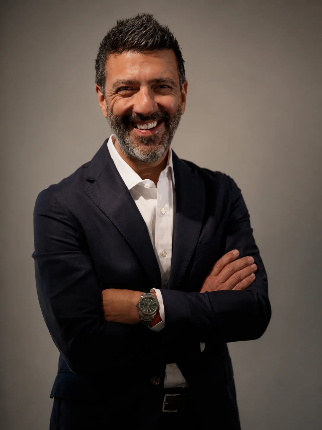 Gus Dimopoulos, photographed in studio