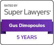 Matrimonial Attorney Super Lawyers Rated Award 5 Years