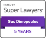 Matrimonial Attorney Super Lawyers Rated Award 5 Years