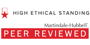 Martindale Hubbel Peer Reviewed High Ethical Standing